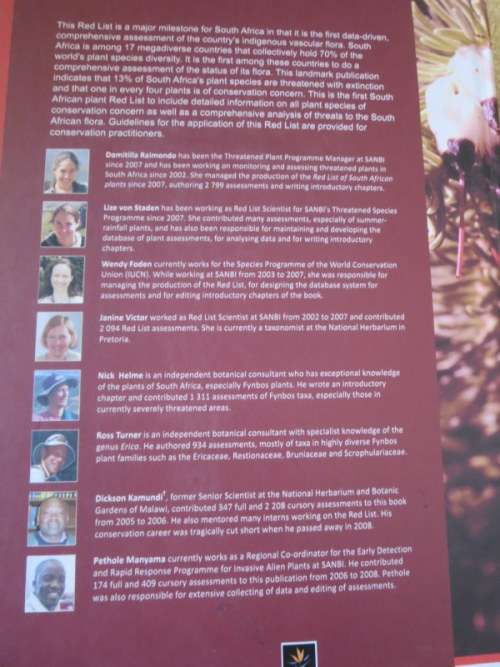 RED LIST OF SOUTH AFRICAN PLANTS 2009  by Raimondo, Van Staden, Foden and other editors