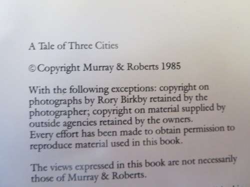 A TALE OF THREE CITIES  by Susan de Villiers  Photography: Rory Birkby and Richard Wege