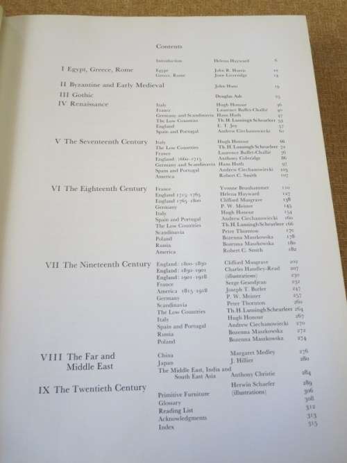 WORLD FURNITURE  Illustrated history from earliest times  by Helena Hayward