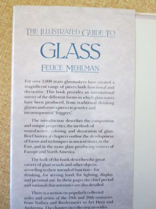 THE ILLUSTRATED GUIDE TO GLASS  by Felice Mehlman