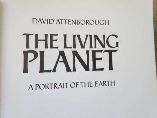 THE LIVING PLANET  by David Attenborough