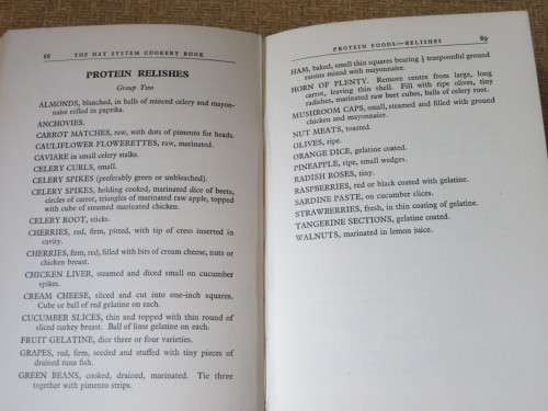THE HAY SYSTEM COOKERY BOOK  by Doris M. L. Grant