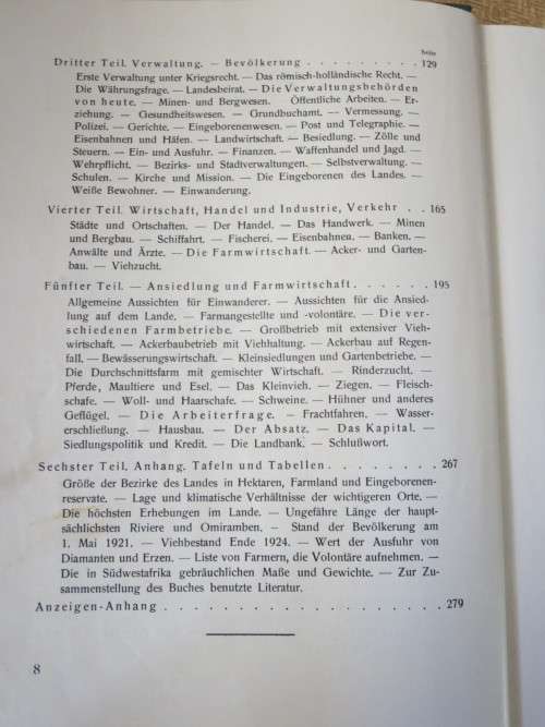 SüDWESTAFRIKA  by Paul Barth  (Text in German)