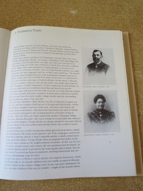 MOSES KOTTLER  His Cape Years  by J. du P. Scholtz