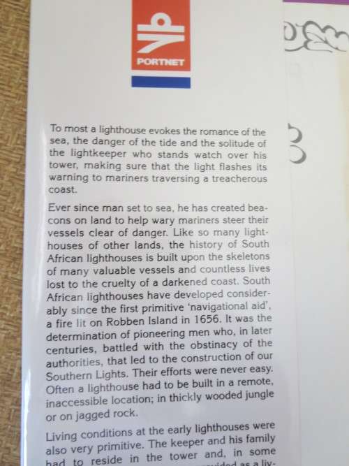 SOUTHERN LIGHTS  Lighthouses of Southern Arica  by Harold Williams