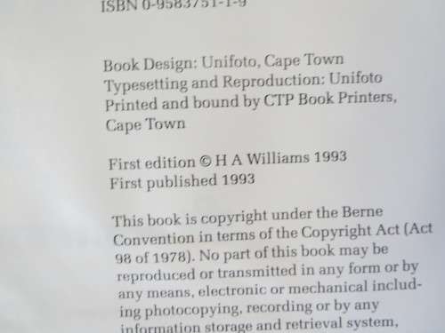 SOUTHERN LIGHTS  Lighthouses of Southern Arica  by Harold Williams