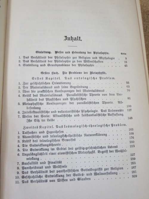 EINKEUTUNG IN DIE PHILOFOPHIE  von Friedrich Paulfen