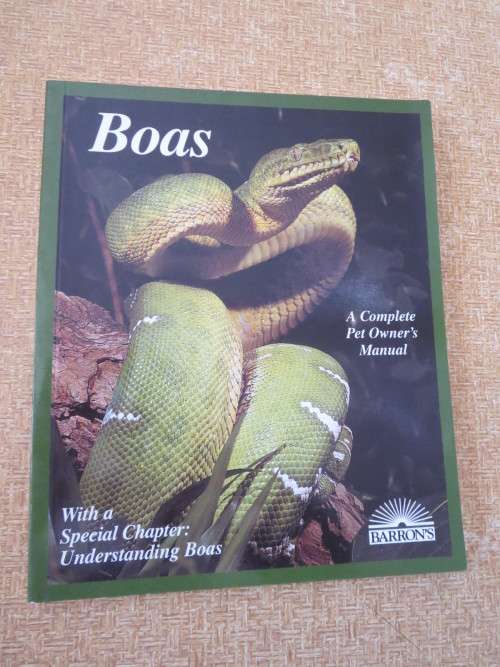 BOAS  A Complete Pet Owner`s Guide  by Doug Wagner  Illustrations: David Wenzel
