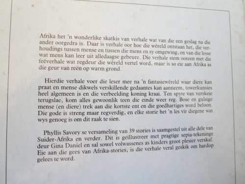 `N KEUR VAN ARIKA-STORIES  deur Phyllis Savory