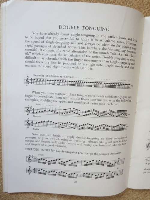 THE SCHOOL RECORDER BOOK  PART THREE  by Carl F. Dolmetsch