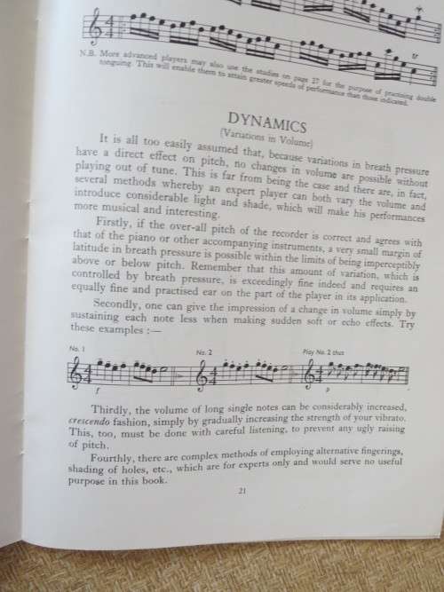 THE SCHOOL RECORDER BOOK  PART THREE  by Carl F. Dolmetsch
