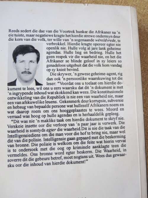VOLKSVERRAAD  deur Advokaat P. J. Pretorius (Gewese lid van Nasionale Intelligensie)