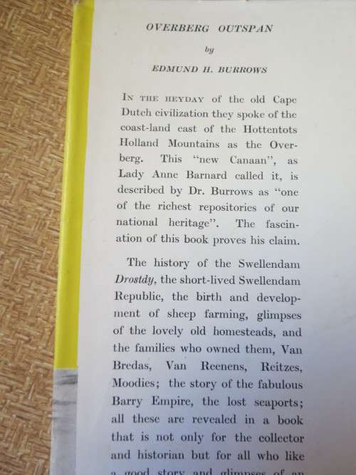 OVERBERG OUTSPAN  by Edmund H. Burrows