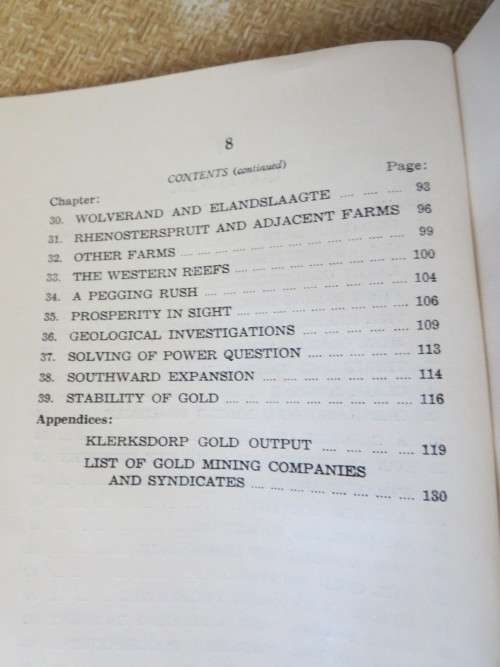 KLERKSDORP`S FIFTY YEARS OF MINING  by Herman Guest