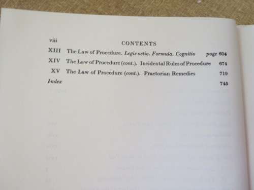 A TEXT-BOOK OF ROMAN LAW FROM AUGUSTUS TO JUSTINIAN  by W.W. Buckland