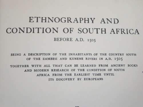 HISTORY OF SOUTH AFRICA  by George McCall Theal LTT.D., LL.D