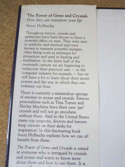 2 X SOOZI HOLBECHE: The Power of Gems and Crystals & The Power of Your Dreams  (SIGNED)