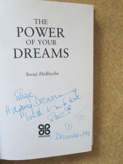 2 X SOOZI HOLBECHE: The Power of Gems and Crystals & The Power of Your Dreams  (SIGNED)