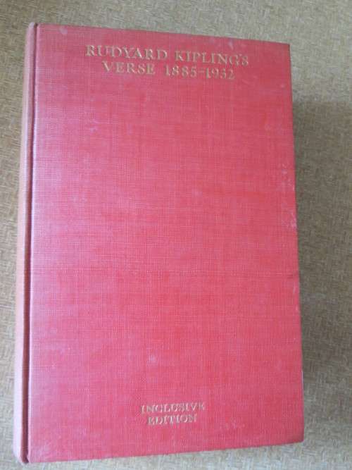 RUDYARD KIPLING`S VERSE  INCLUSIVE EDITION  1885 - 1935