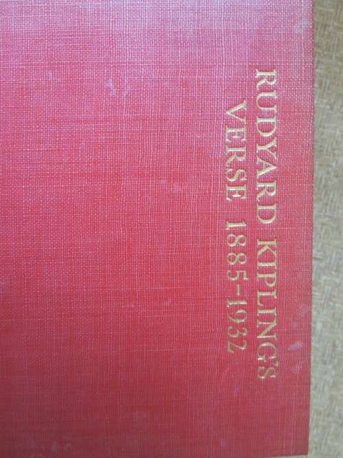 RUDYARD KIPLING`S VERSE  INCLUSIVE EDITION  1885 - 1935