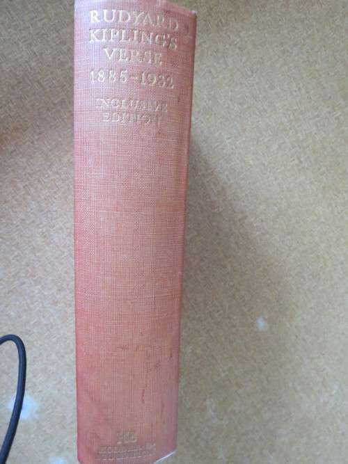 RUDYARD KIPLING`S VERSE  INCLUSIVE EDITION  1885 - 1935