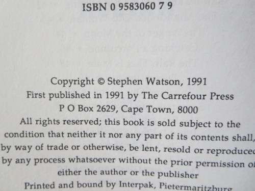 THE RETURN OF THE MOON  by Stephen Watson  Verses from the /Xam