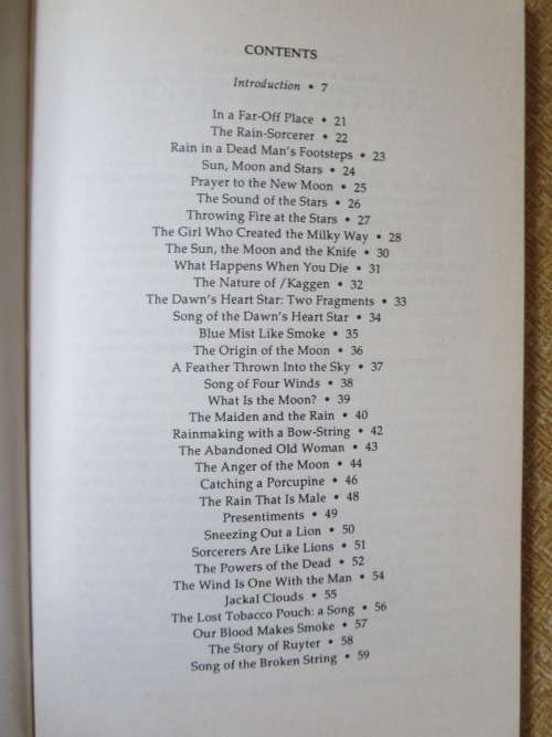 THE RETURN OF THE MOON  by Stephen Watson  Verses from the /Xam