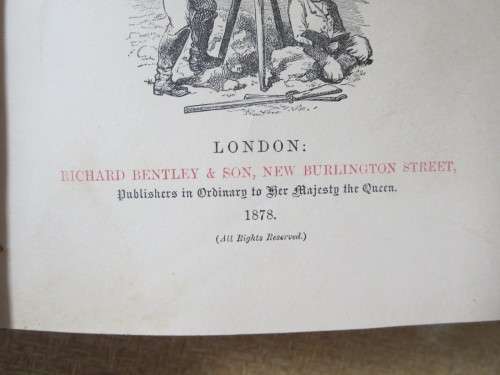 TENT WORK IN PALESTINE  by Claude Reignier Conder  Record of discovery and adventure VOL. 1