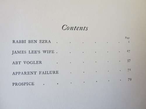 RABBI BEN EZRA  AND OTHER POEMS  by Robert Browning  Illustrations: Bernard Partridge