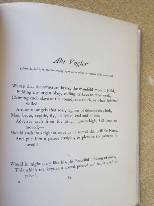 RABBI BEN EZRA  AND OTHER POEMS  by Robert Browning  Illustrations: Bernard Partridge