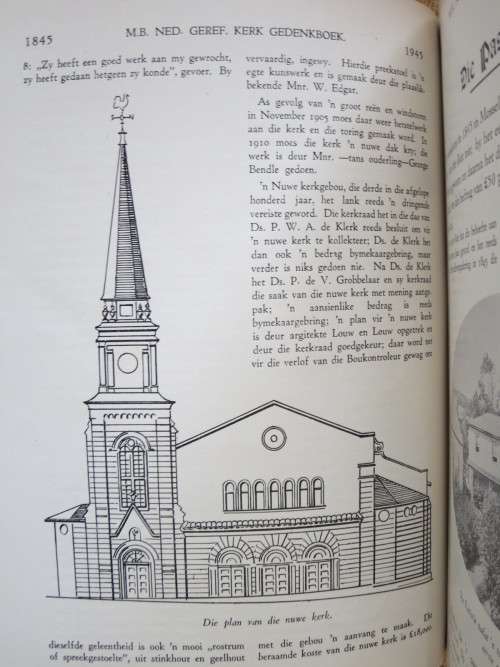 EEUFEES-GEDENKBOEK: N.G. GEMEENTE MOSSELBAAI  1845 - 1945  deur G. F. Steyn