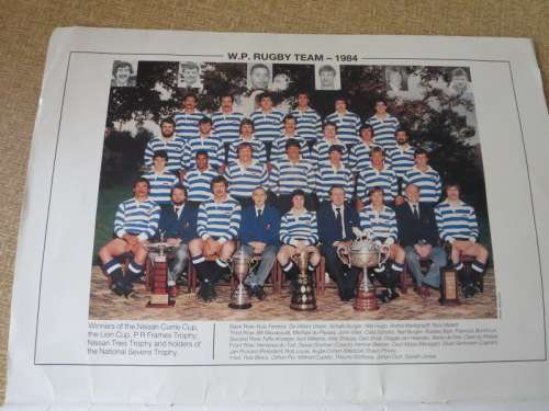 ANNUAL REPORT AND FINANCIAL STATEMENTS - 1984  WP Rugby Football Union