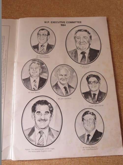 ANNUAL REPORT AND FINANCIAL STATEMENTS - 1984  WP Rugby Football Union