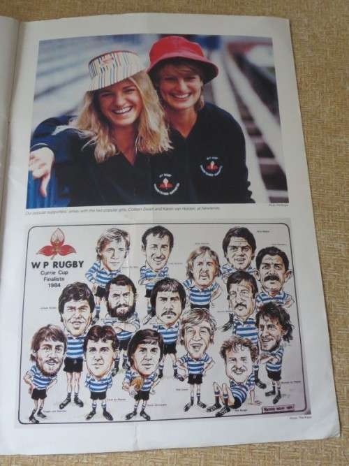 ANNUAL REPORT AND FINANCIAL STATEMENTS - 1984  WP Rugby Football Union