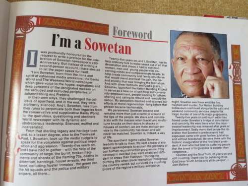 SOWETAN  Celebrating 25 years of The Soul Truth