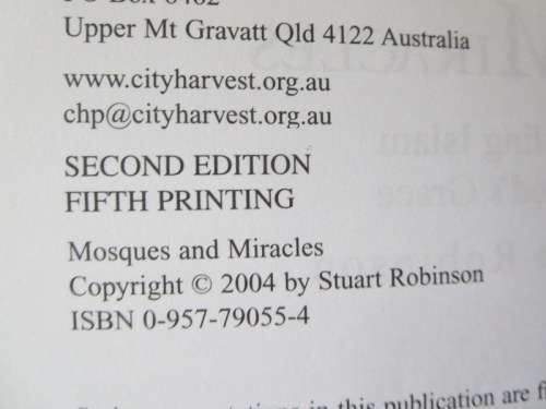 MOSQUES & MIRACLES  by Stuart Robinson  Revealing Islam and God`s Grace