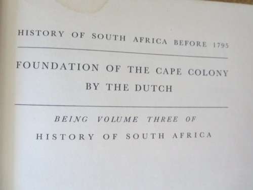 HISTORY OF SOUTH AFRICA  before 1795  by George McCall Theal  Volume 3
