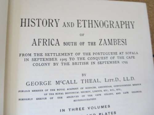 HISTORY OF SOUTH AFRICA before 1795  by George McCall Theal  Volume 4