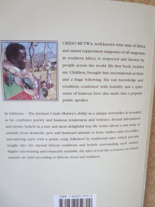ISILWANE:THE ANIMAL  by Credo Mutwa  Tales & Fables of Africa