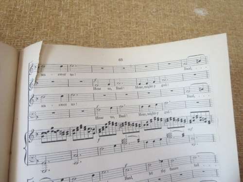 ELIJAH  An Oratorio  Composed by F. MENDELSSOHN BARTHOLDY