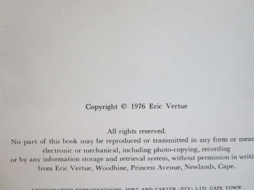 TRAVELS WITH ERIC VERTUE