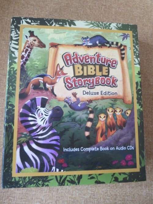ADVENTURE BIBLE STORYBOOK  Text: Catherine DeVries  Illustrations: Jim Madsen  (In slipcase)