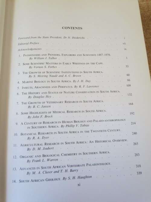 A HISTORY OF SCIENTIFIC ENDEAVOUR IN SOUTH AFRICA   Edited by A. C. Brown