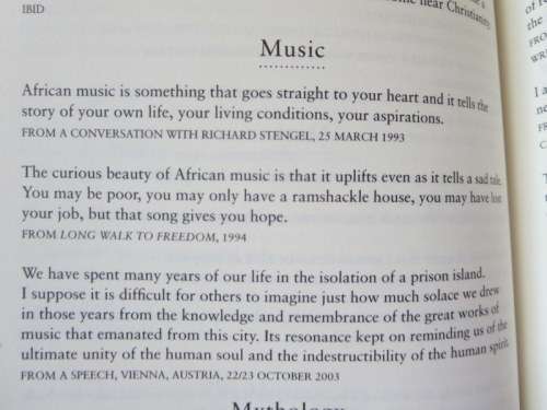 NELSON MANDELA  by Himslf  The Authorised Book Of Quotations
