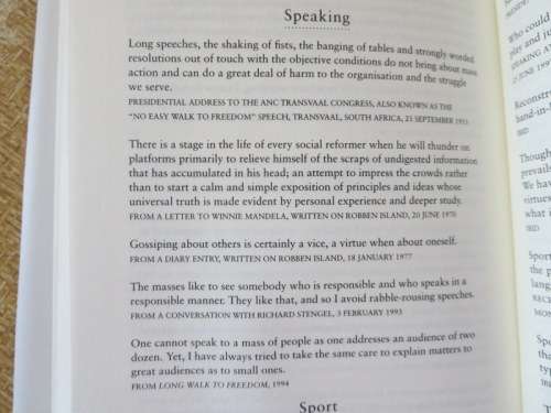 NELSON MANDELA  by Himslf  The Authorised Book Of Quotations