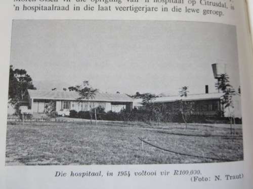ONS KERK IN BO-OLIFANTSRIVIER  N.G. KERK CITRUSDAL 1916 - 1966  deur A. P. Smit