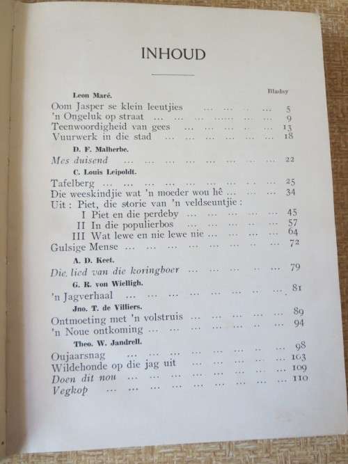 JONG SUID-AFRIKA BLOEMLESING VIR STANDERDS 6 EN 7  Red. C. J. Alers