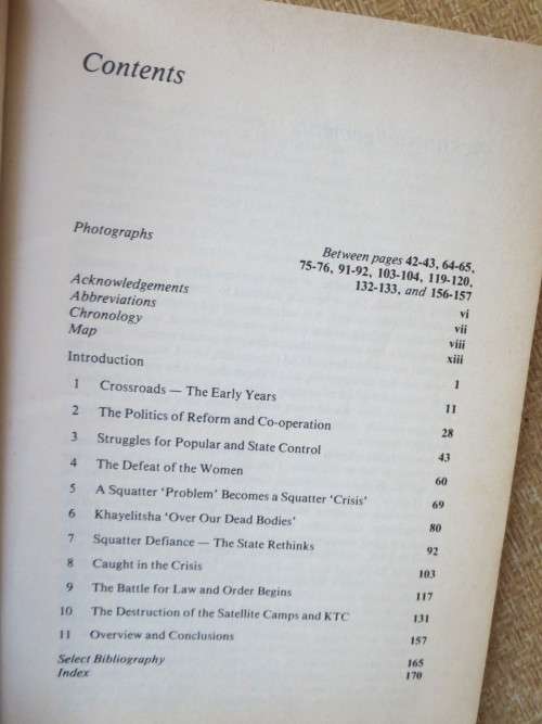 CROSSROADS: The Politics of Reform and Repression 1976-1986  by Josette Cole