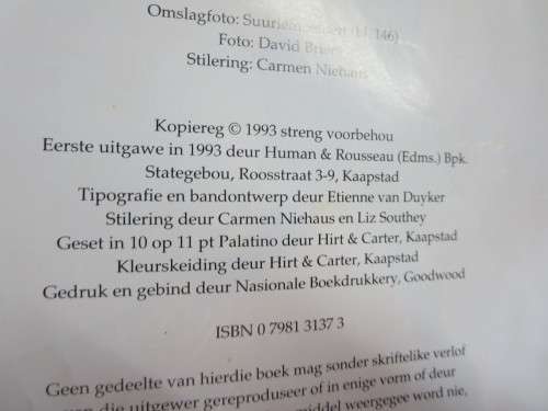 HUISGENOOT WENRESEPTE 5  deur Carmen Niehaus