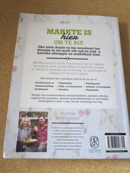 MARKDAG  deur Callie Maitz  Mari-Louis Guy (Alles en nog wat vir enige mark)